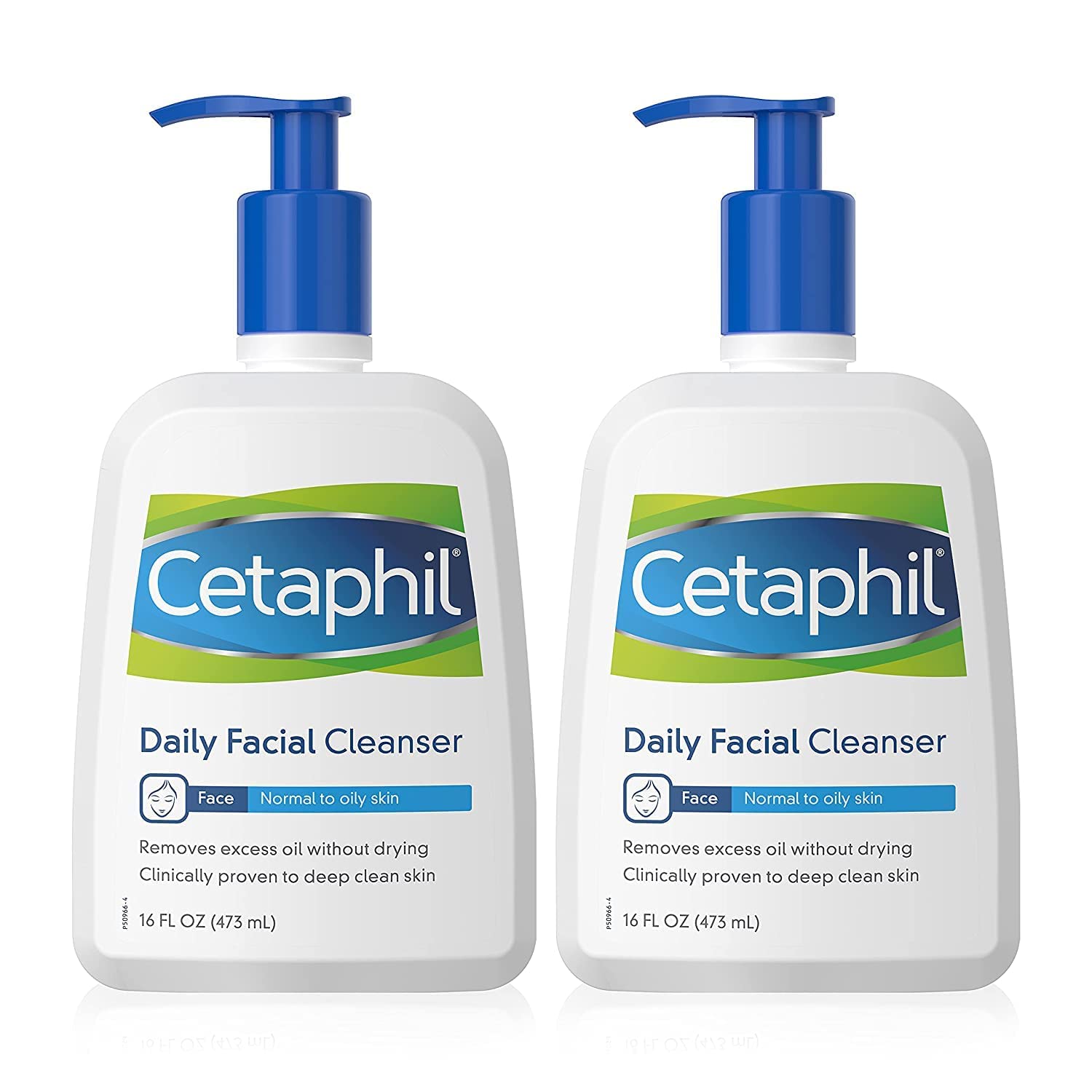 Bottles of daily cleansers