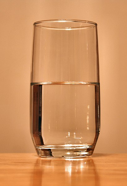 Glass of water