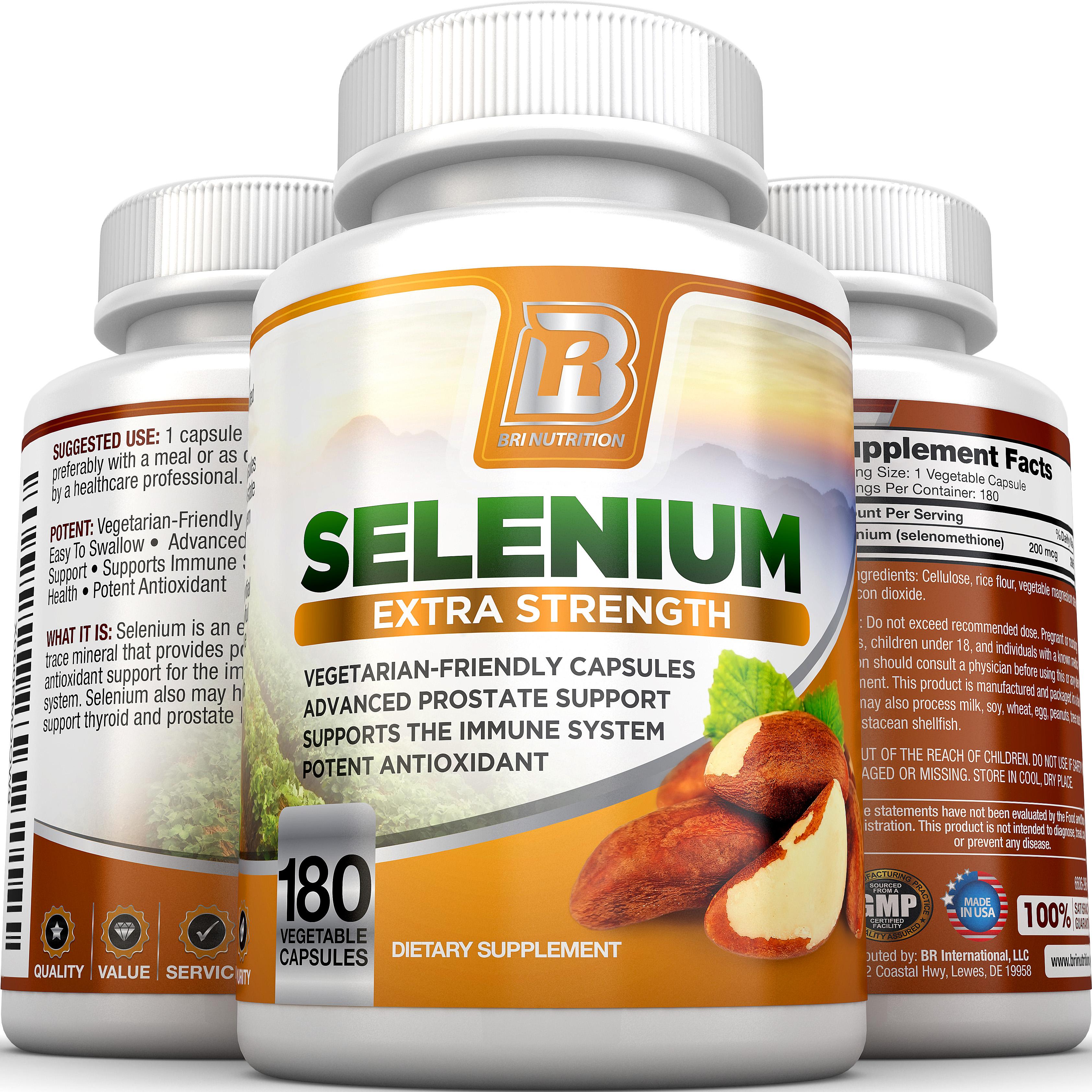 Selenium supplement pill